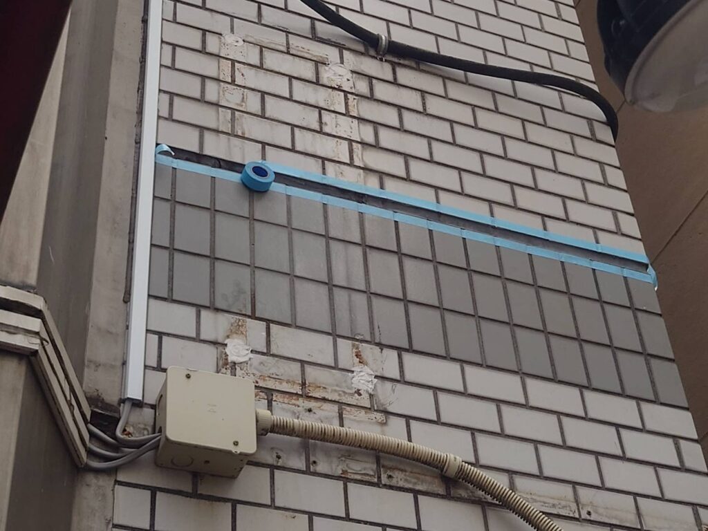 市川駅マンション外壁クラックシール補修