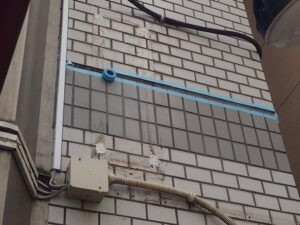 市川駅マンション外壁クラックシール補修