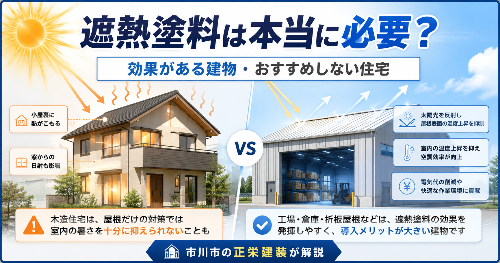 外壁屋根遮熱塗料の効果とお薦めの塗料